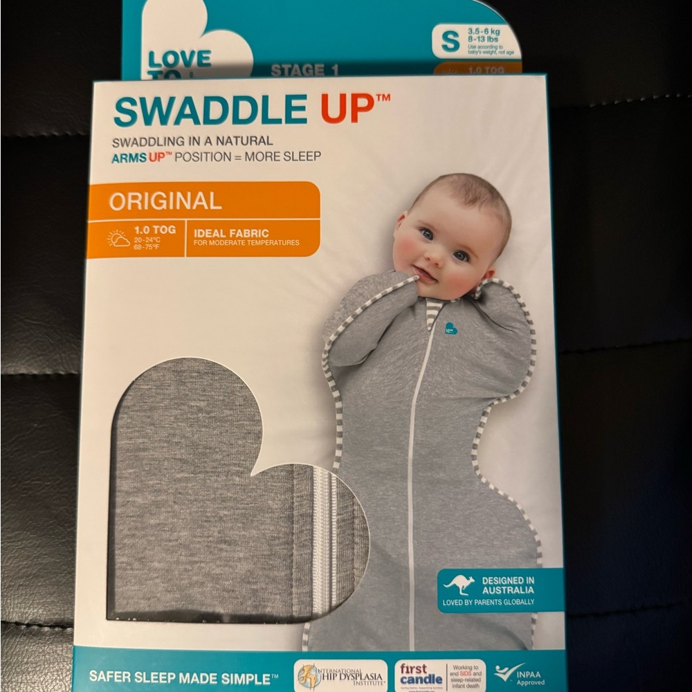 Love To Dream Gray Swaddle Up